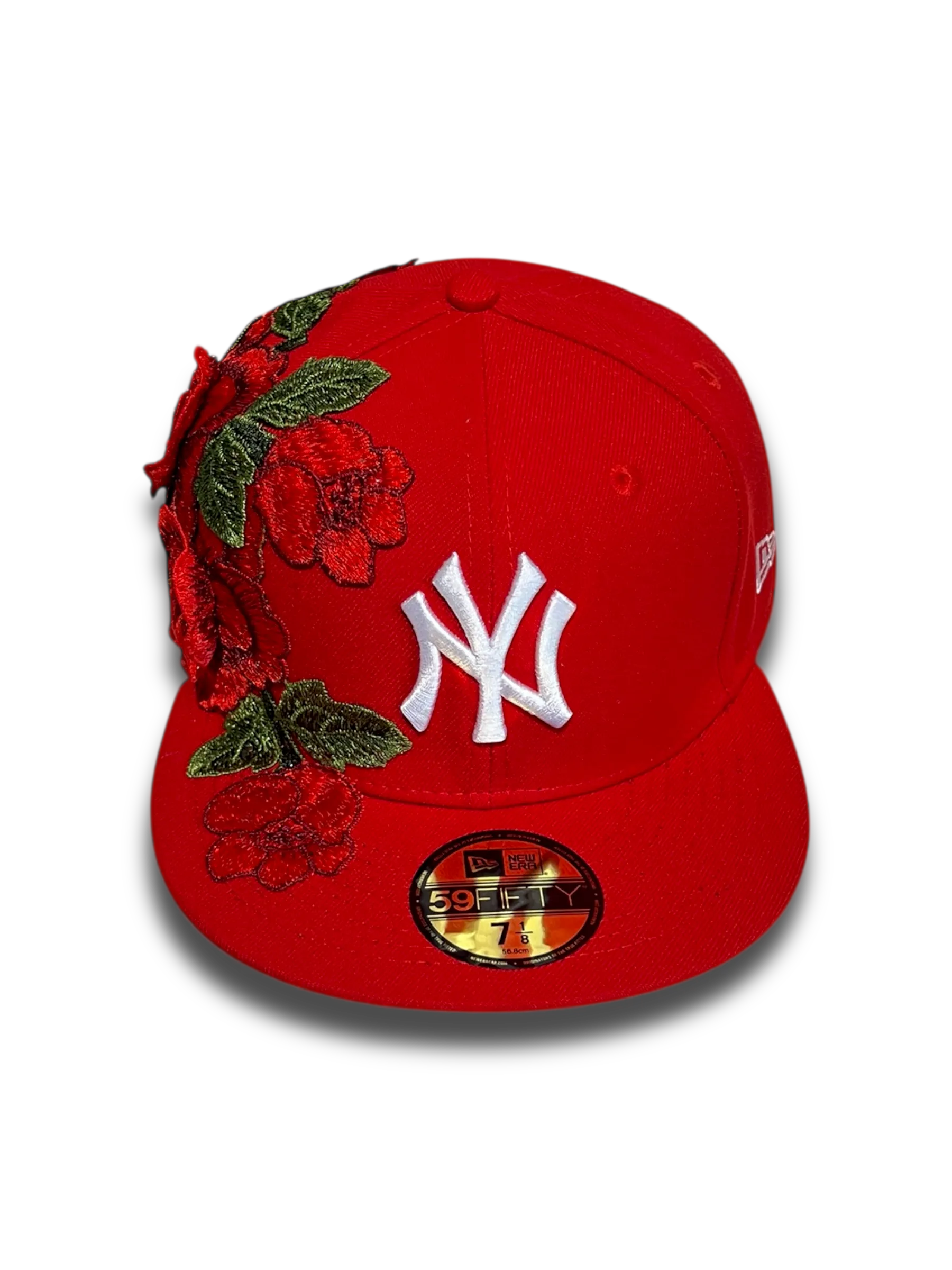 Floral baseball cap