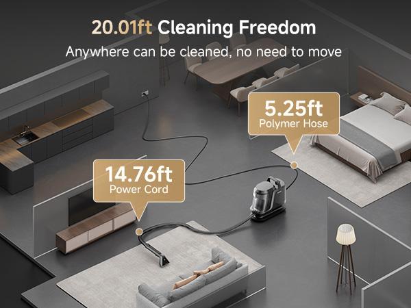 UWANT Portable Carpet Cleaner Machine ZY - Powerful Handheld Vacuum with 18000pa Suction, Deep Cleaning & Water Extraction for Area Rug, Home & Car Upholstery, Lightweight,back to school,back to school haul