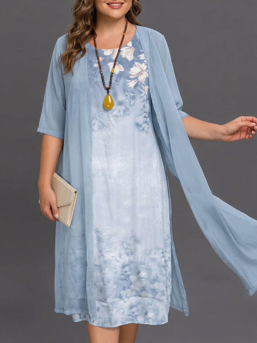 Galina - Dreamy Elegance Dress - Plus size model