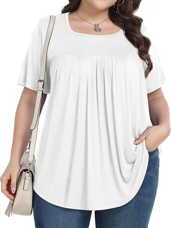 【LIMITED TIME 40% OFF】Plus Size Printed Tunic - Stretchy & Curve-Friendly