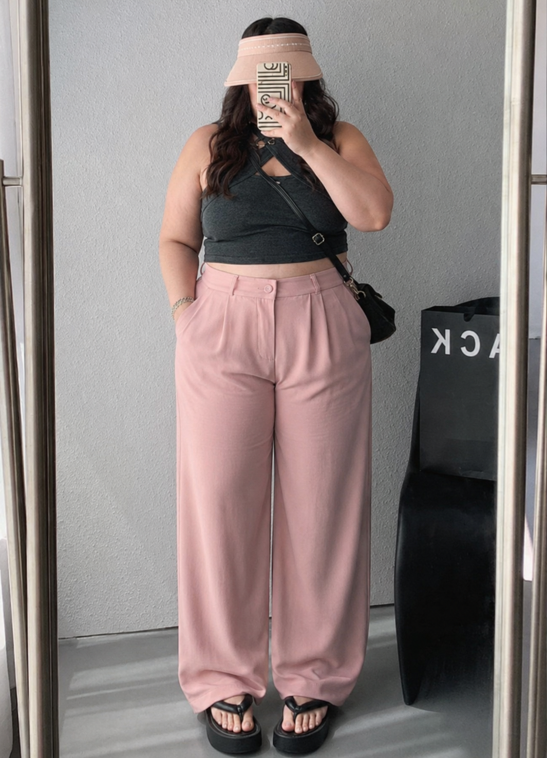 Summer new lightweight suit pants, high-waisted, slimming, versatile, straight-leg, casual, loose, wide-leg trousers