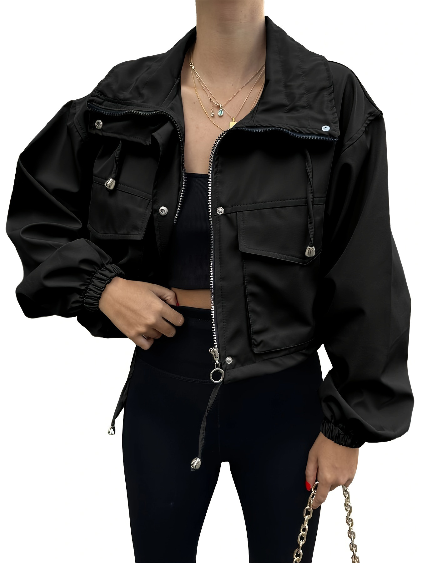 women's short work jacket autumn new loose American jacket