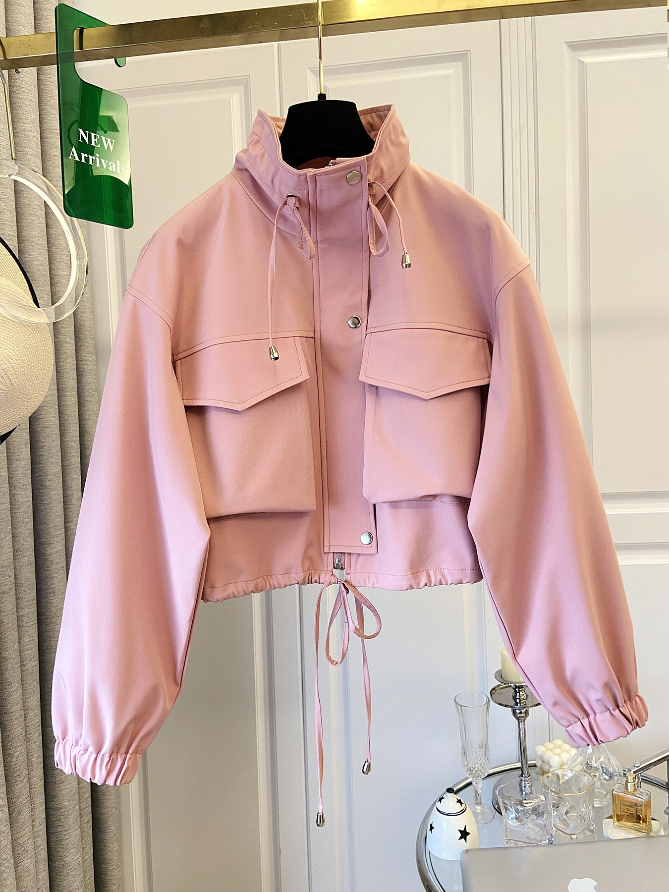 women's short work jacket autumn new loose American jacket