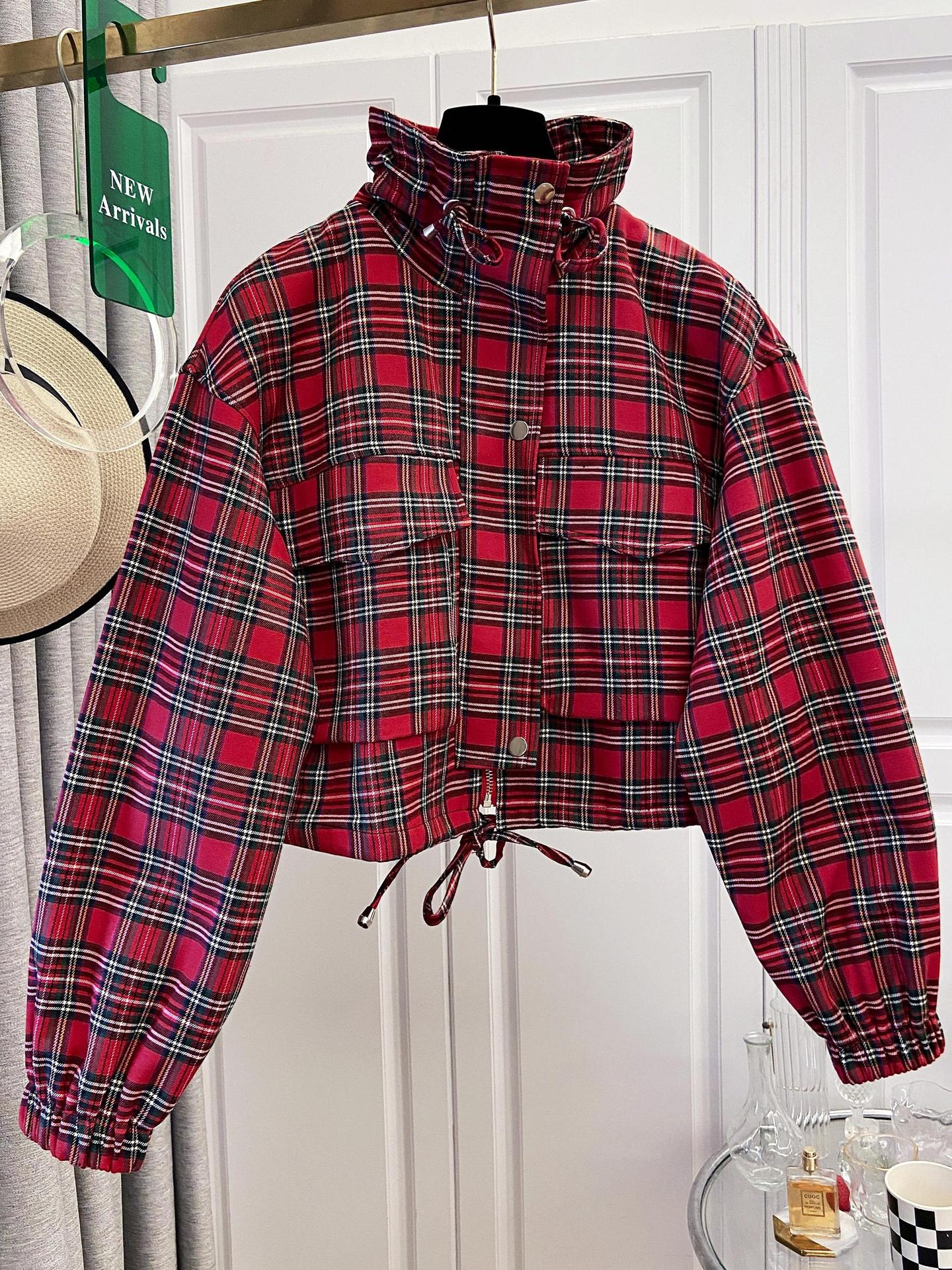 women's short work jacket loose American jacket