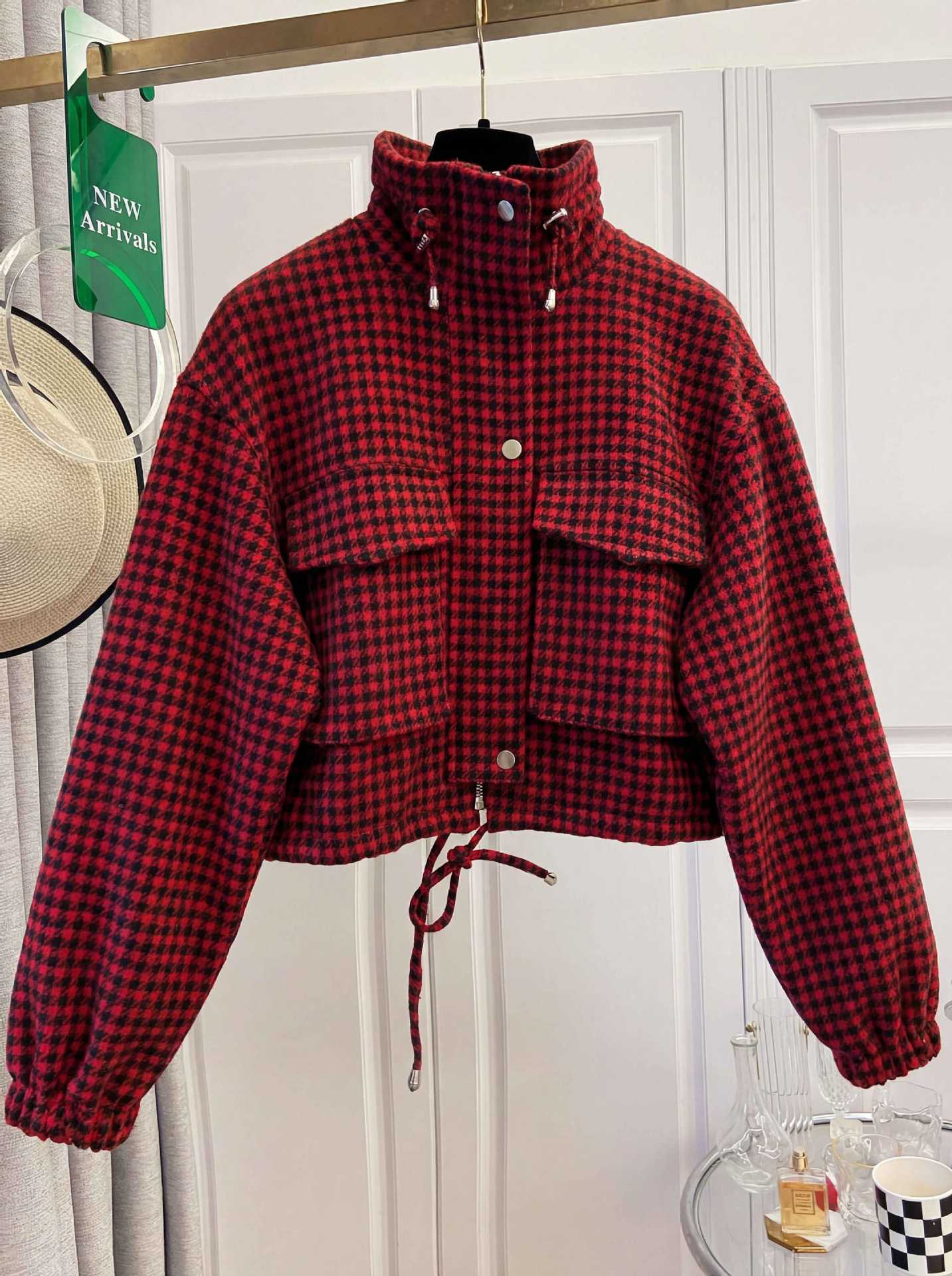 women's short work jacket loose American jacket
