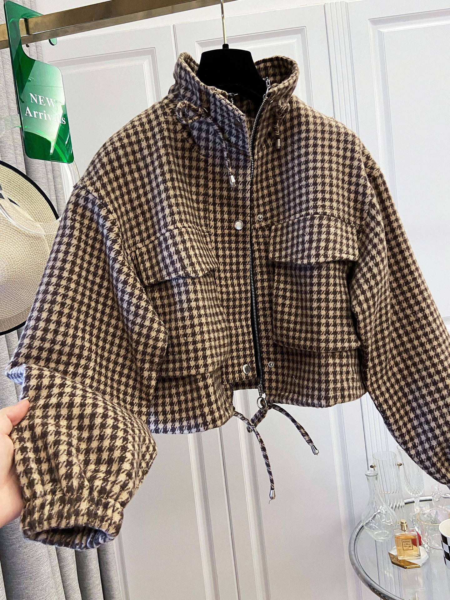 women's short work jacket loose American jacket