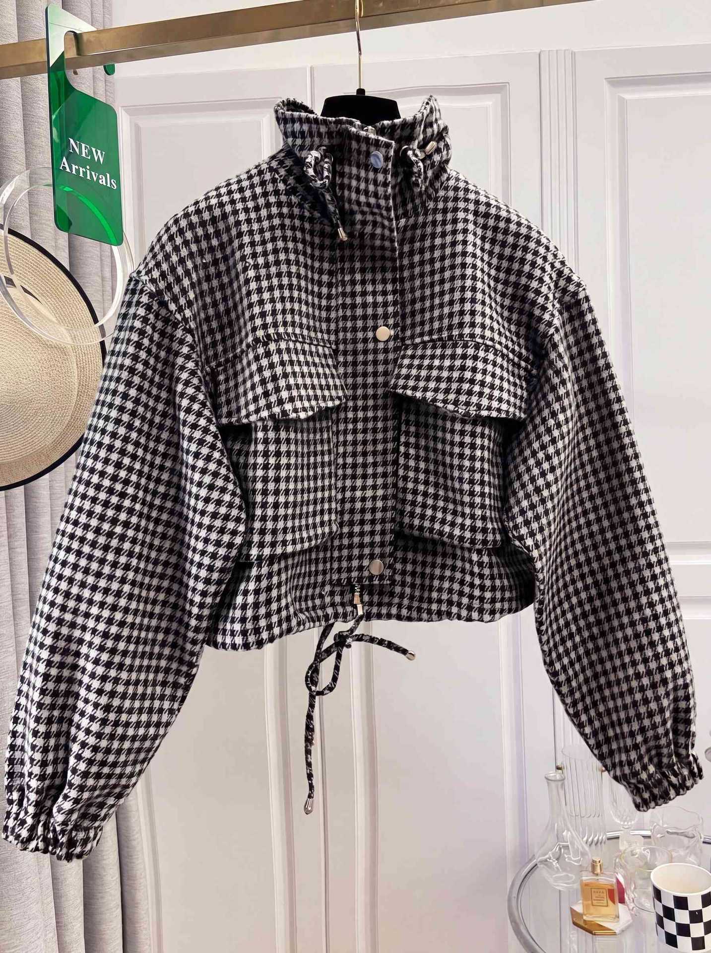 women's short work jacket loose American jacket