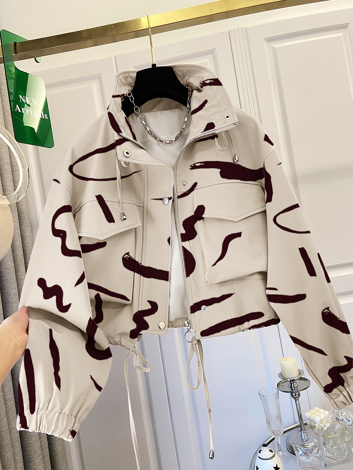 women's short work jacket autumn new loose American jacket