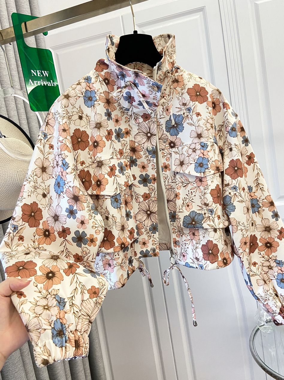 women's short work jacket autumn new loose American jacket