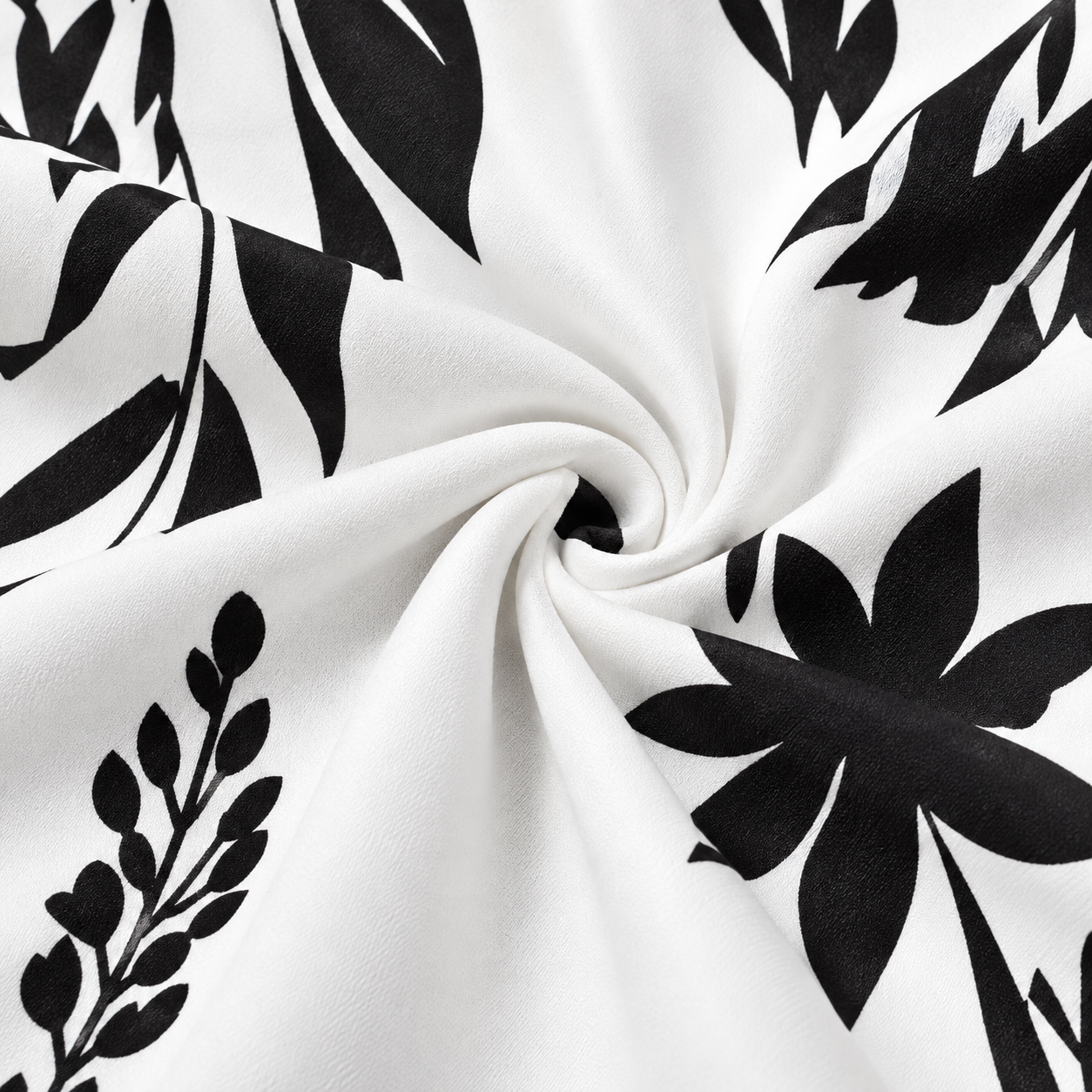 Women's printed bubble sleeve fashion elegant dress