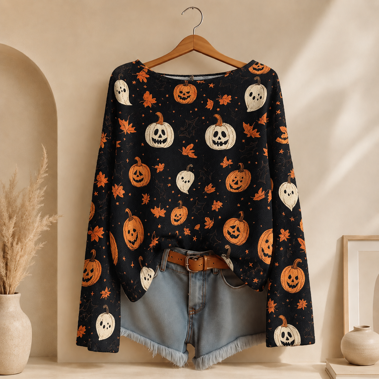 Long Sleeve T-Shirt Women's Autumn New European Size Top