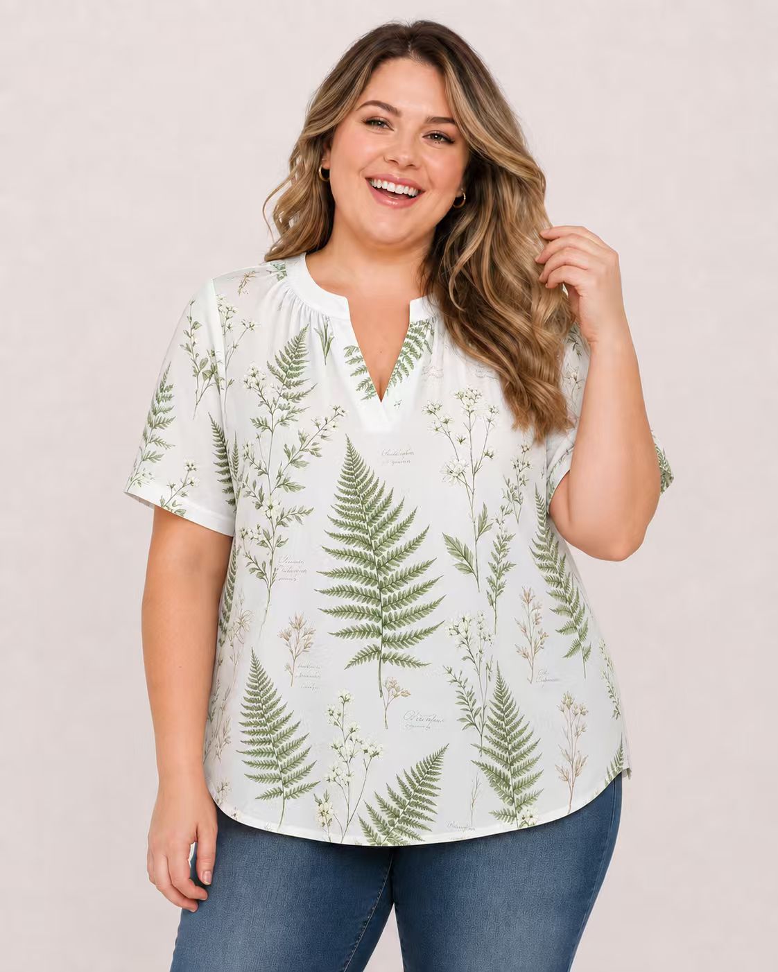 【LIMITED TIME 50% OFF】V-Neck Short Sleeve T Shirt Casual Loose Fit Soft Basic Top Everyday Summer Shirt