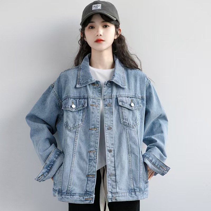 Spot short coat cotton coat 2026 winter fleece new cotton loose Korean denim fur collar thick jacket women