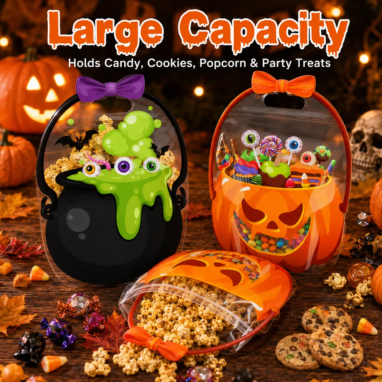 🎃 Halloween Goodie Bags for Kids – Trick or Treat Candy & Gift Bags
