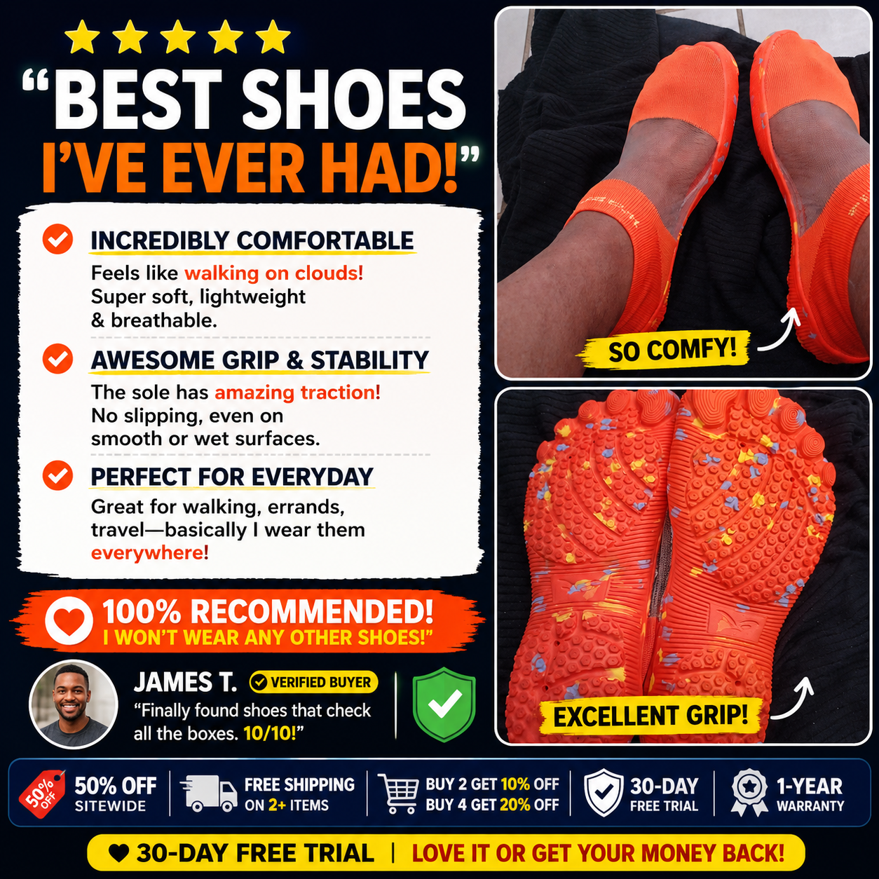 🌊 Ultra-Comfort Barefoot Water Shoes