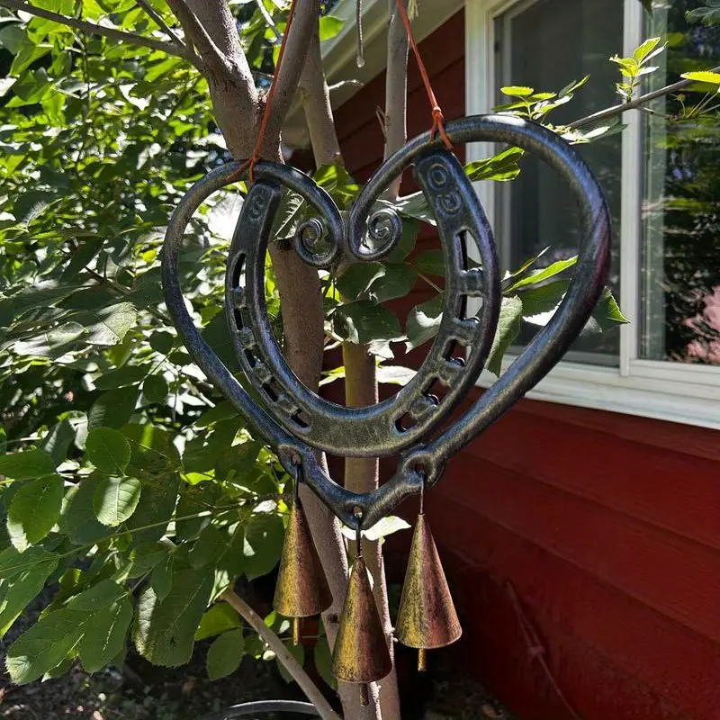 💥LAST DAY 49% OFF🔥The Horseshoe Heart Wind Chime ❤🐎