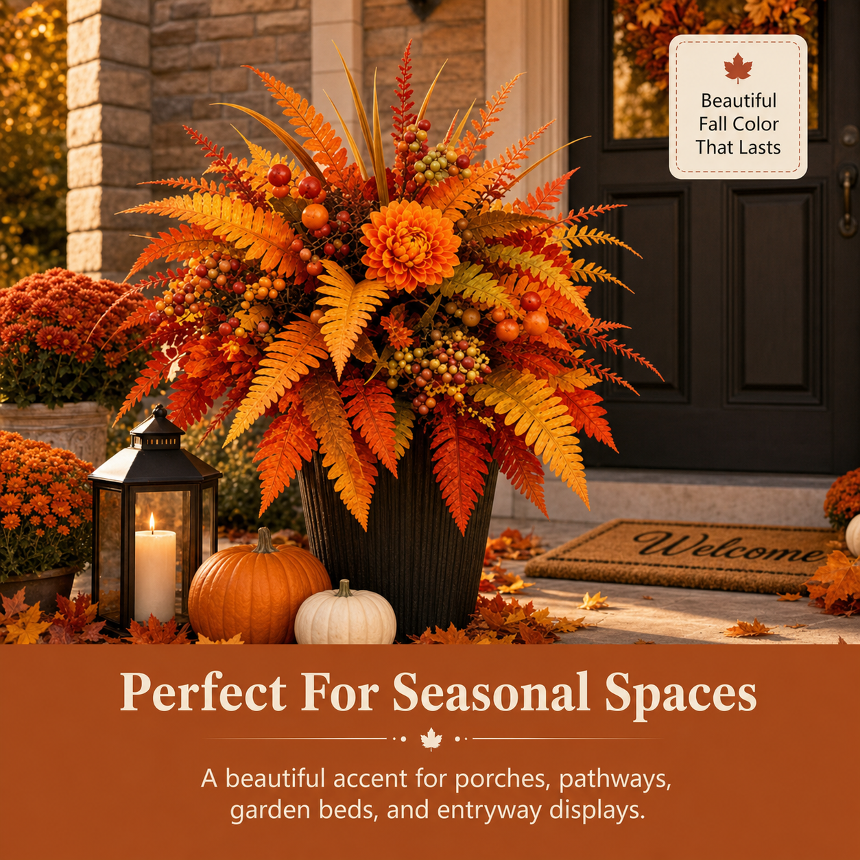 💥Hot Sale 50% Off 🍂 Autumn Harvest Floral Garden Stake Arrangement