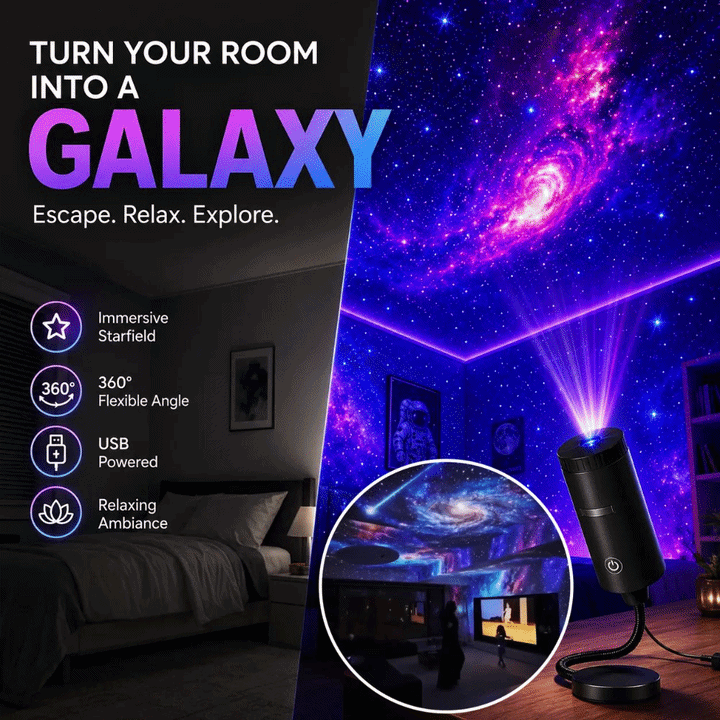 🔥LAST DAY 49% OFF✨ Plug-and-Play HD Star Projecto