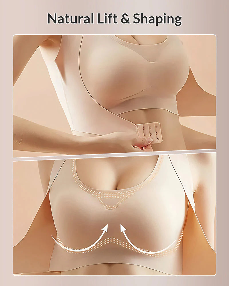 ⏰LAST DAY 68% OFF | Cross‑Back Front Closure Wireless Posture Support Bra