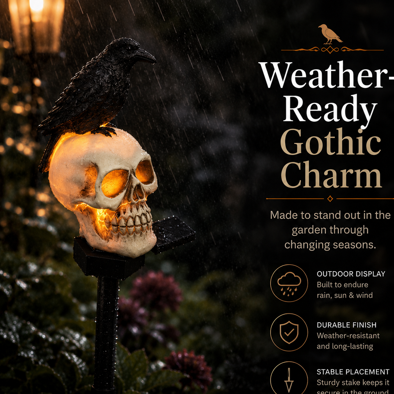 IP65 outdoor animated Halloween garden stake
