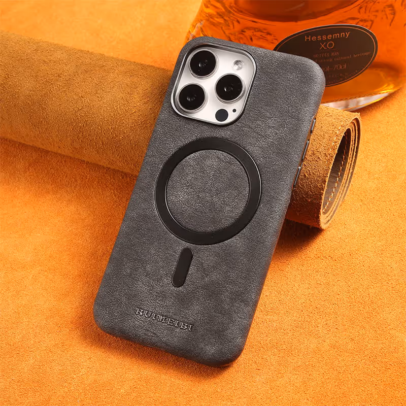 Matte  Premium Leather Case