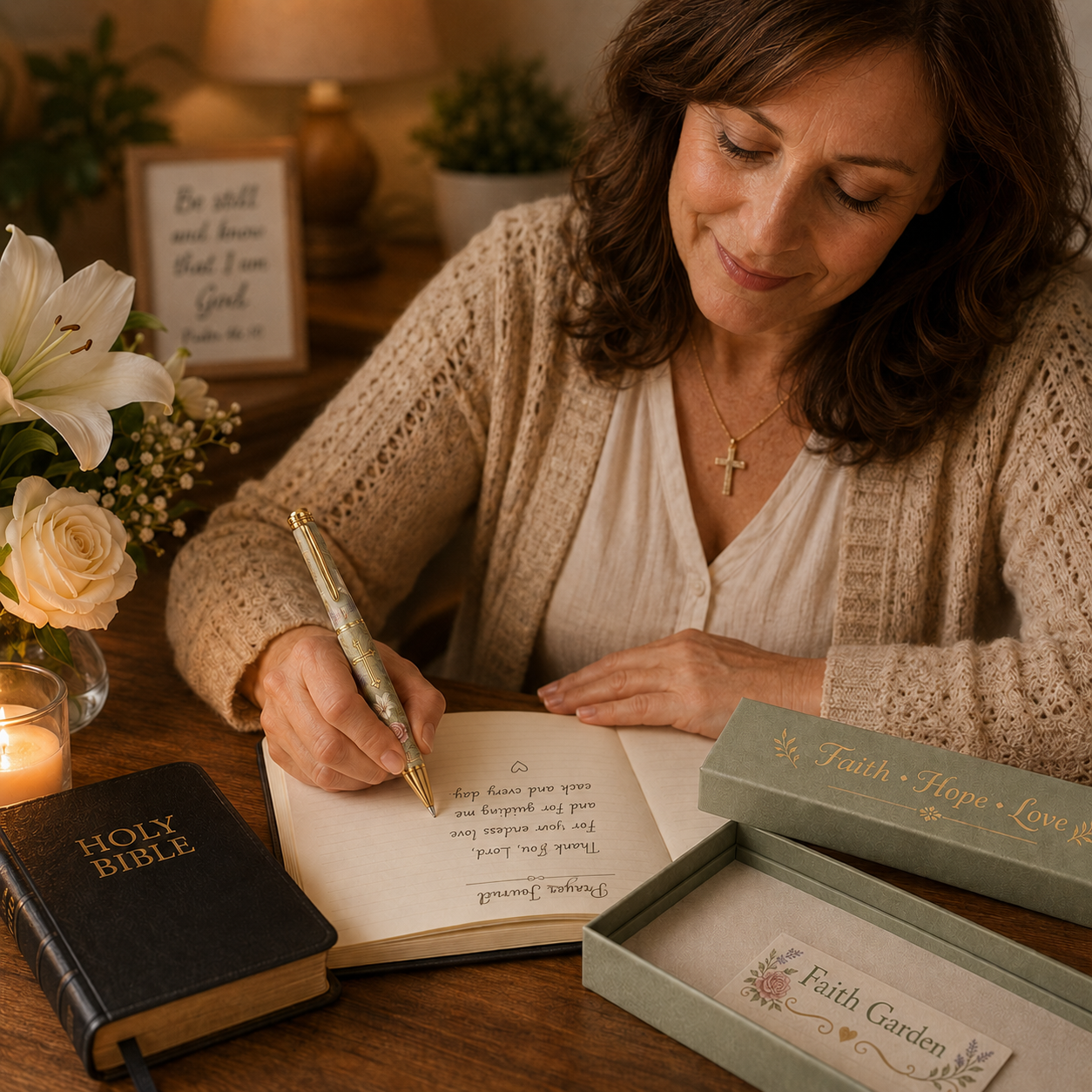 🌿 Faith Garden Christian Inspirational Pen