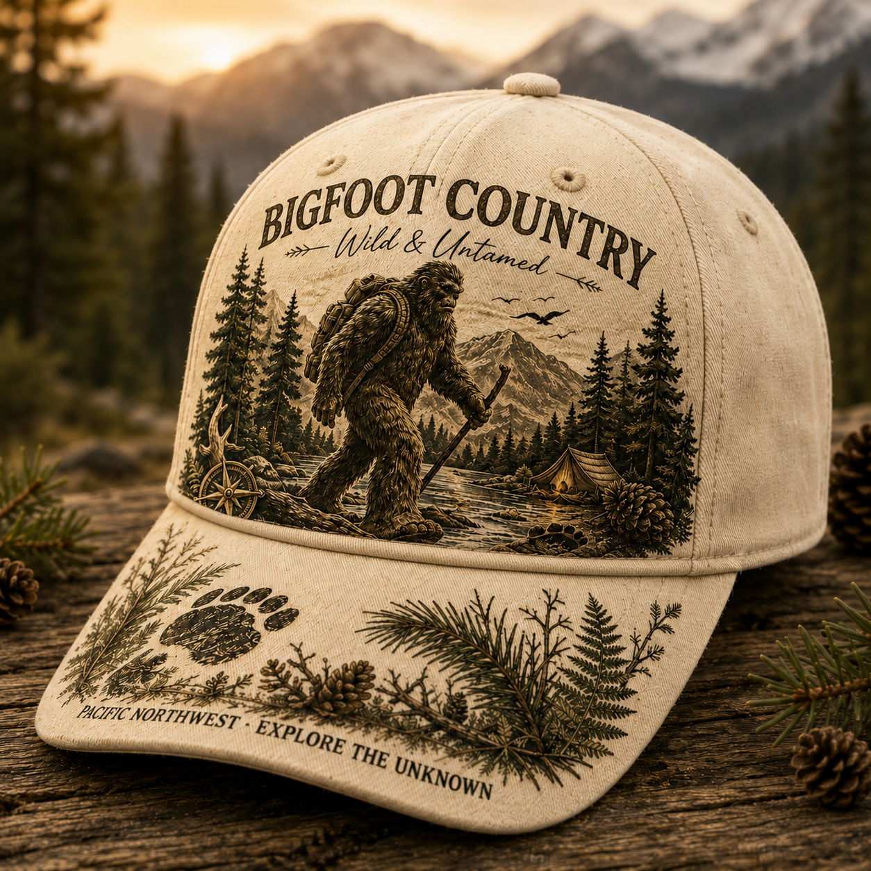 🦶 BIGFOOT COUNTRY WILD & UNTAMED HAT