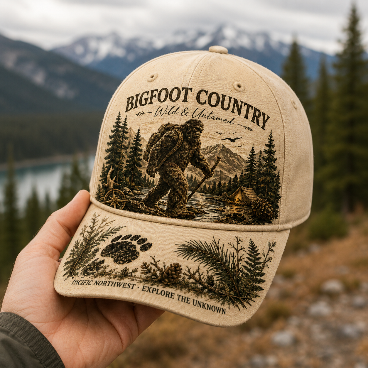 🦶 BIGFOOT COUNTRY WILD & UNTAMED HAT