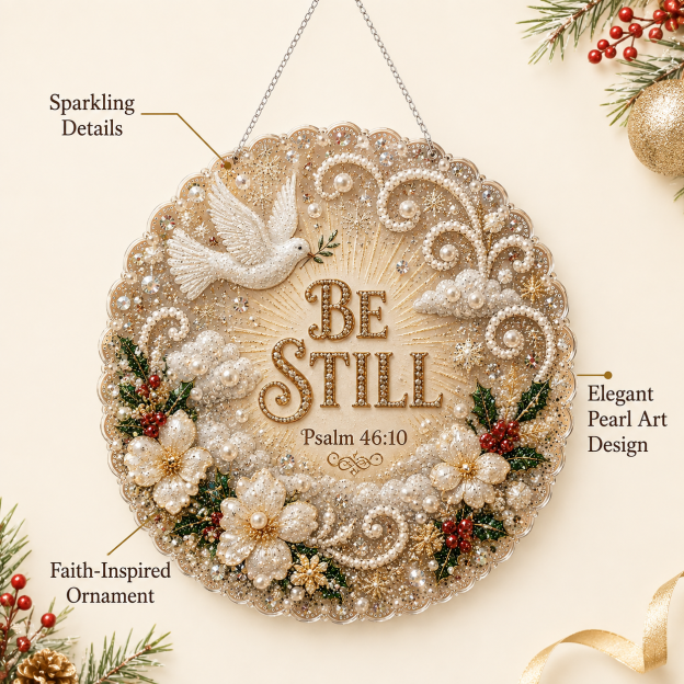 ✨ Christian Scripture Pearl Art Ornament Kit