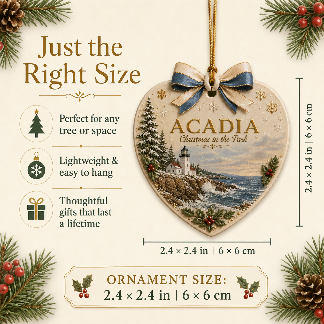 🎄 National Parks x Christmas Ornament