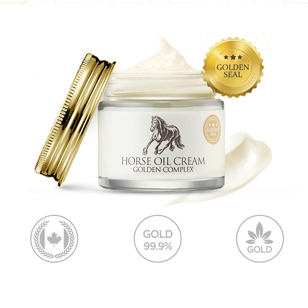 Horse Oil Cream Golden Complex 70ml (Jar Style)