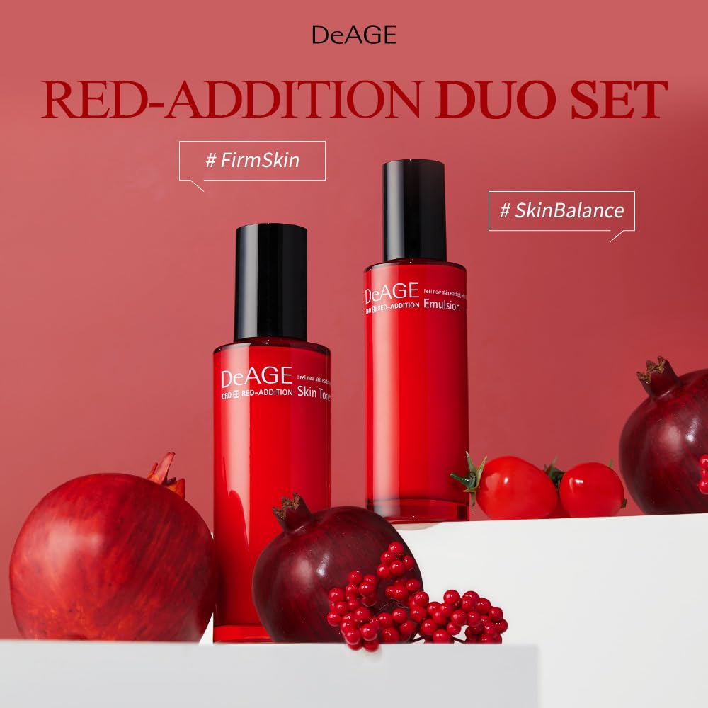 DeAge Red Addition (New Version) Korean Skincare Set