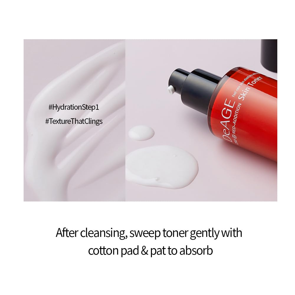 DeAge Red Addition (New Version) Korean Skincare Set