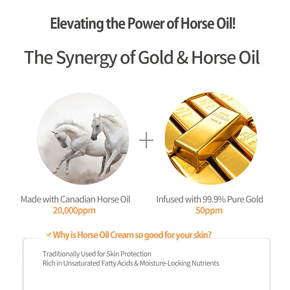 Horse Oil Cream Golden Complex 70ml (Jar Style)