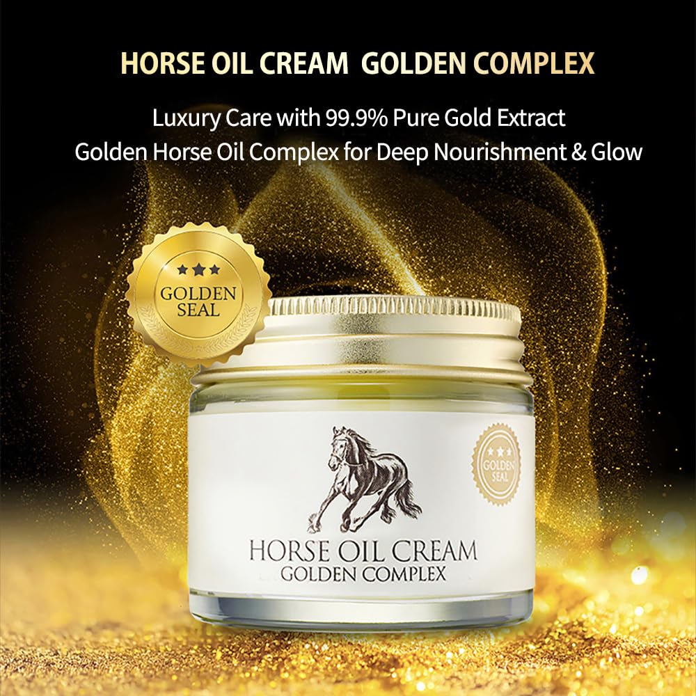 Horse Oil Cream Golden Complex 70ml (Jar Style)
