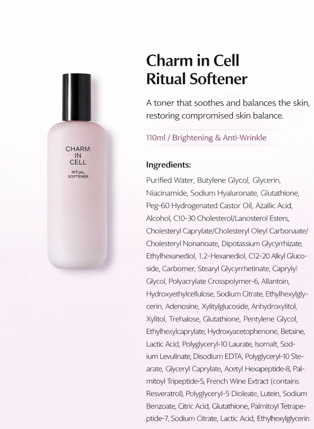 Charm-in-Cell Ritual Softner 110ml