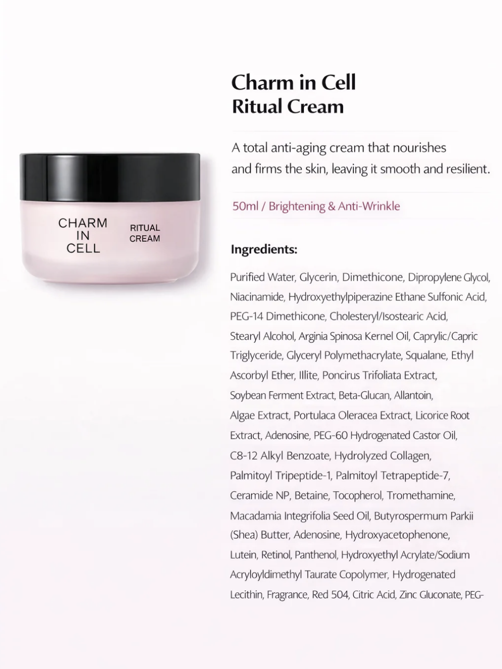 Charm-in-Cell Ritual Cream 50ml