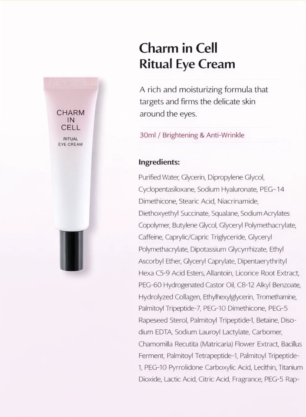 Charm-in-Cell Ritual Eye Cream