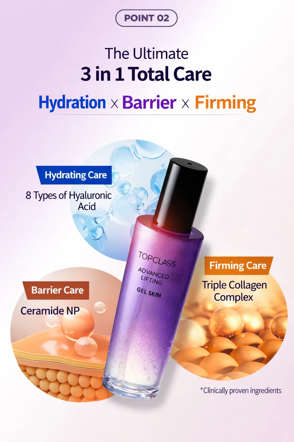 Topclass Advanced Lifting Gel Skin 120ml