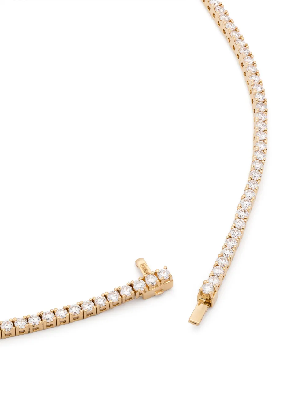 E-019 18kt yellow gold Selene diamond necklace
