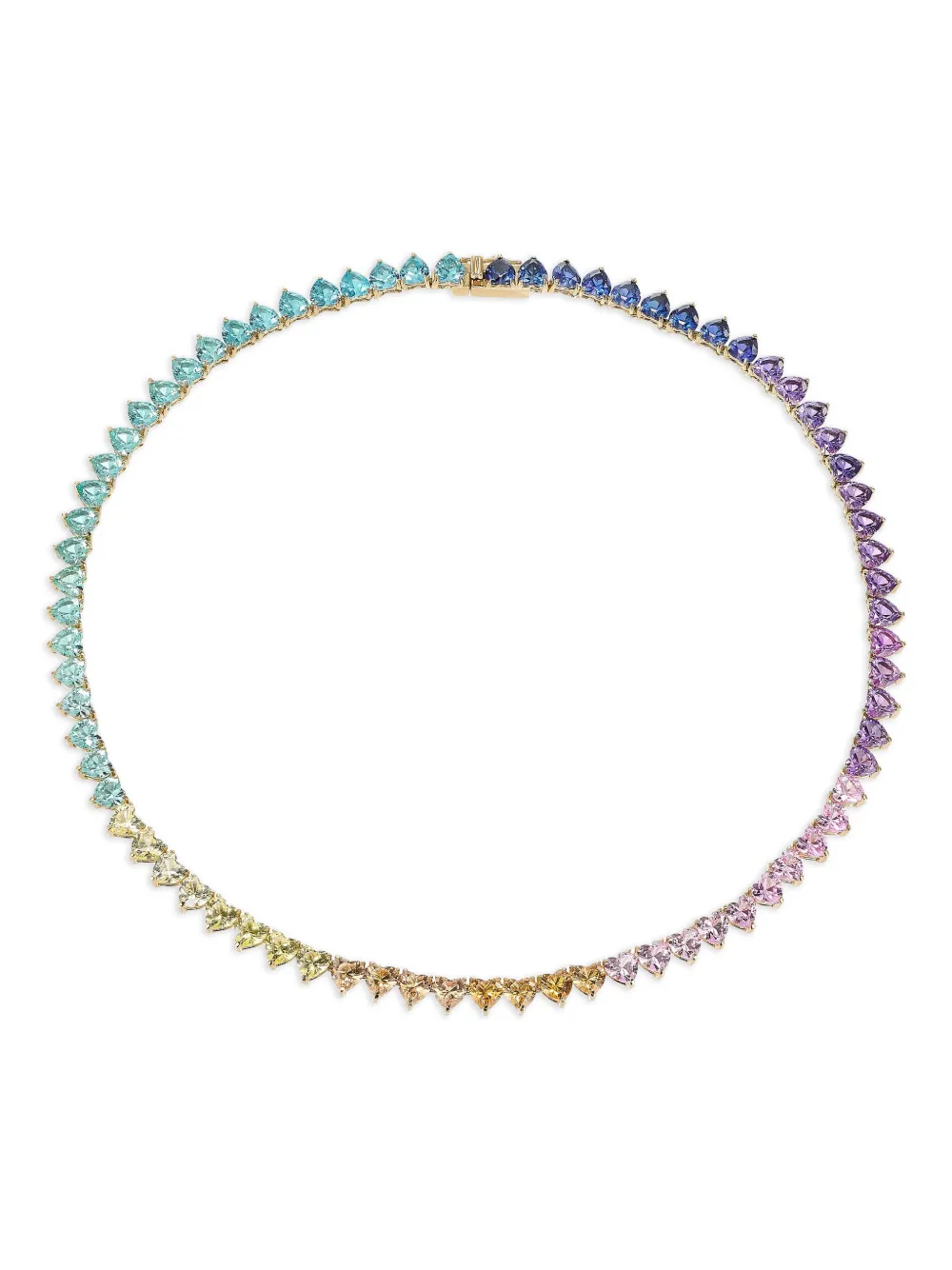 E-011 Pasque Eternity Heart necklace