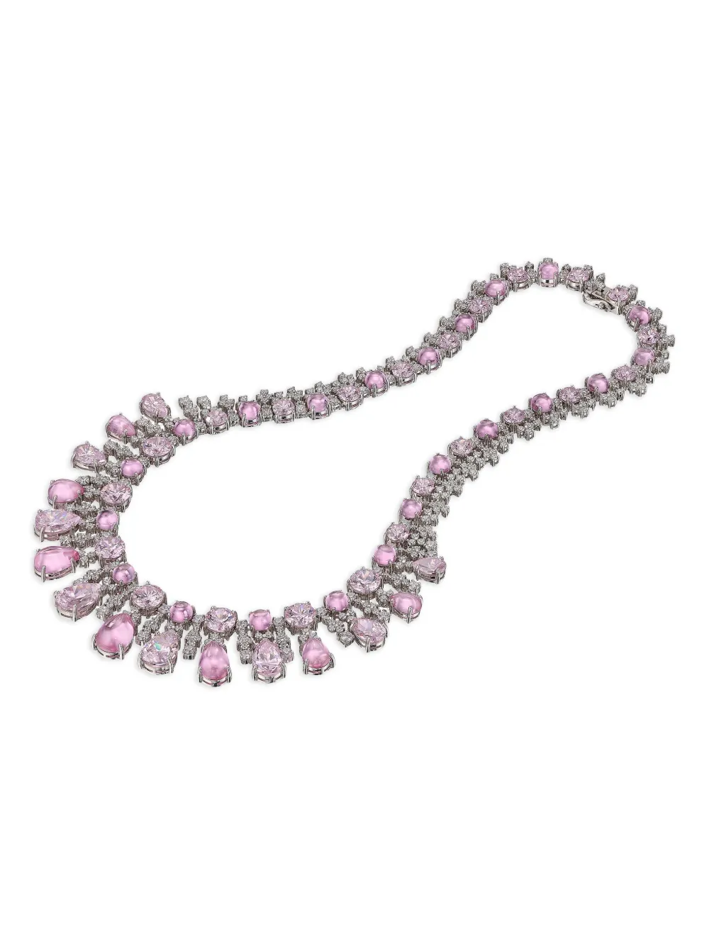 E-016 Blush Tutti Frutti sapphire necklace