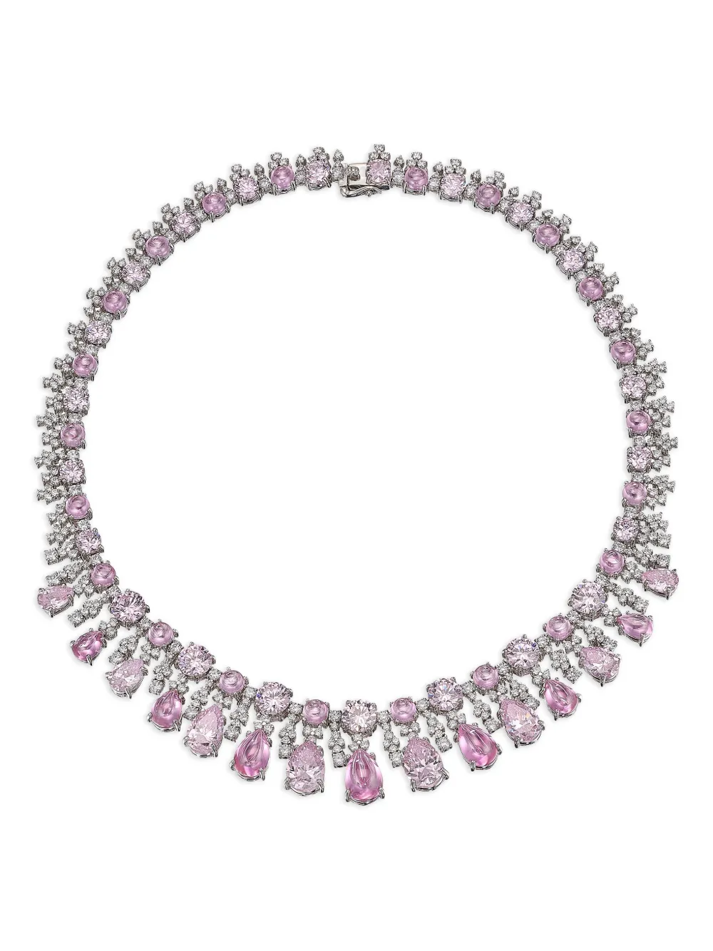 E-016 Blush Tutti Frutti sapphire necklace
