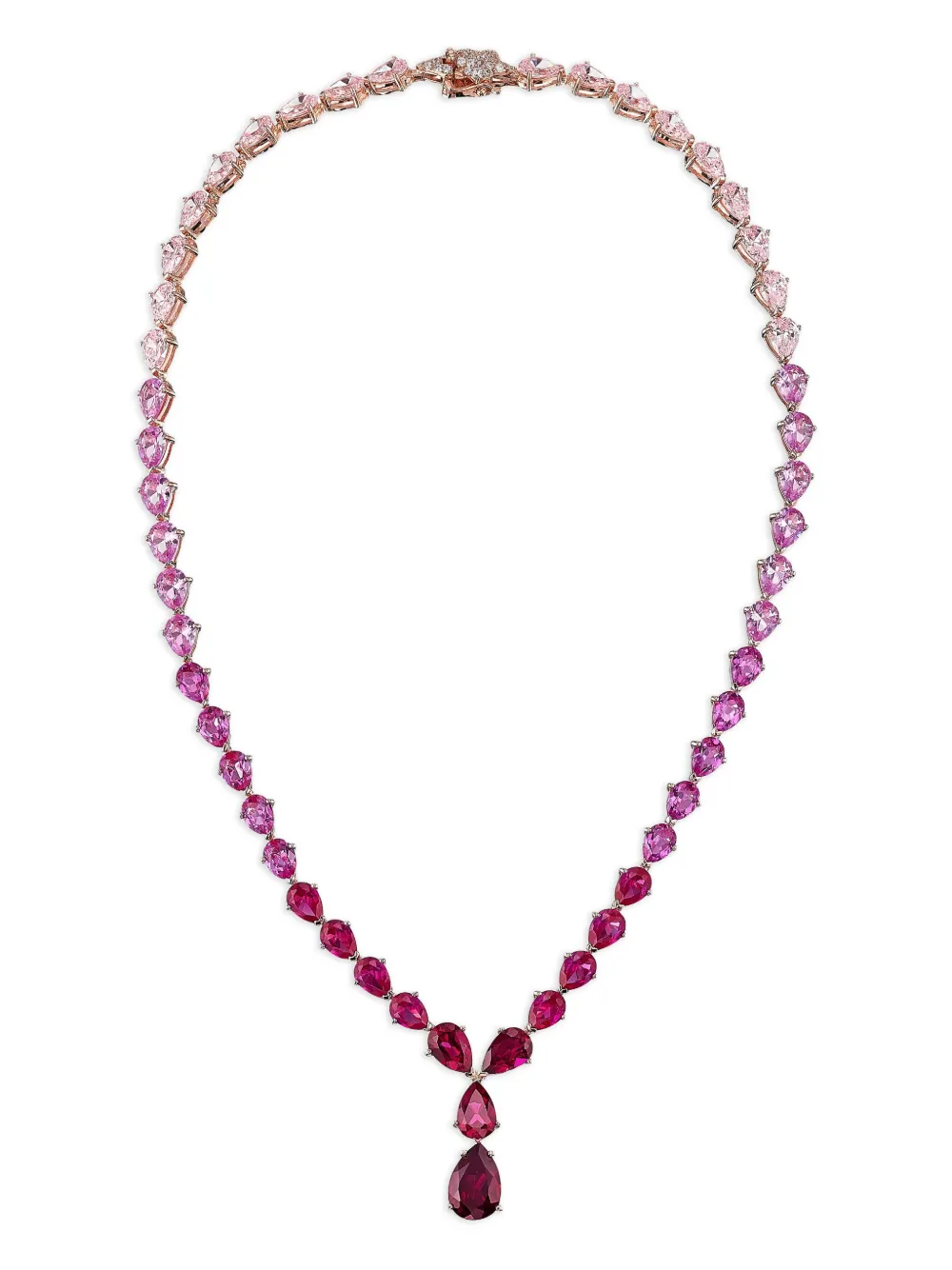 E-007 18K rose gold vermeil Fuchsia Nova necklace