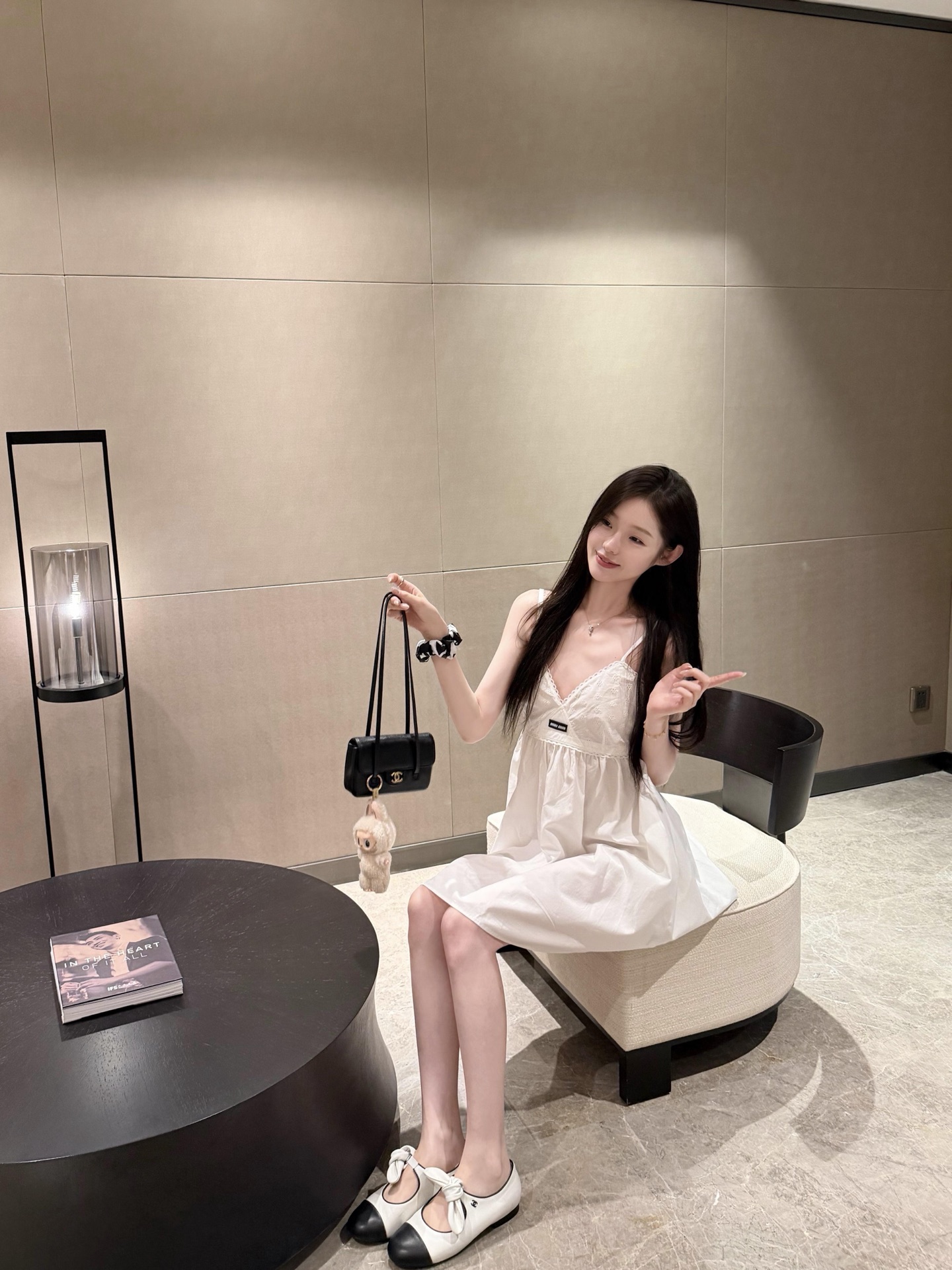 MI Logo Camisole Shirt-fabric Dress