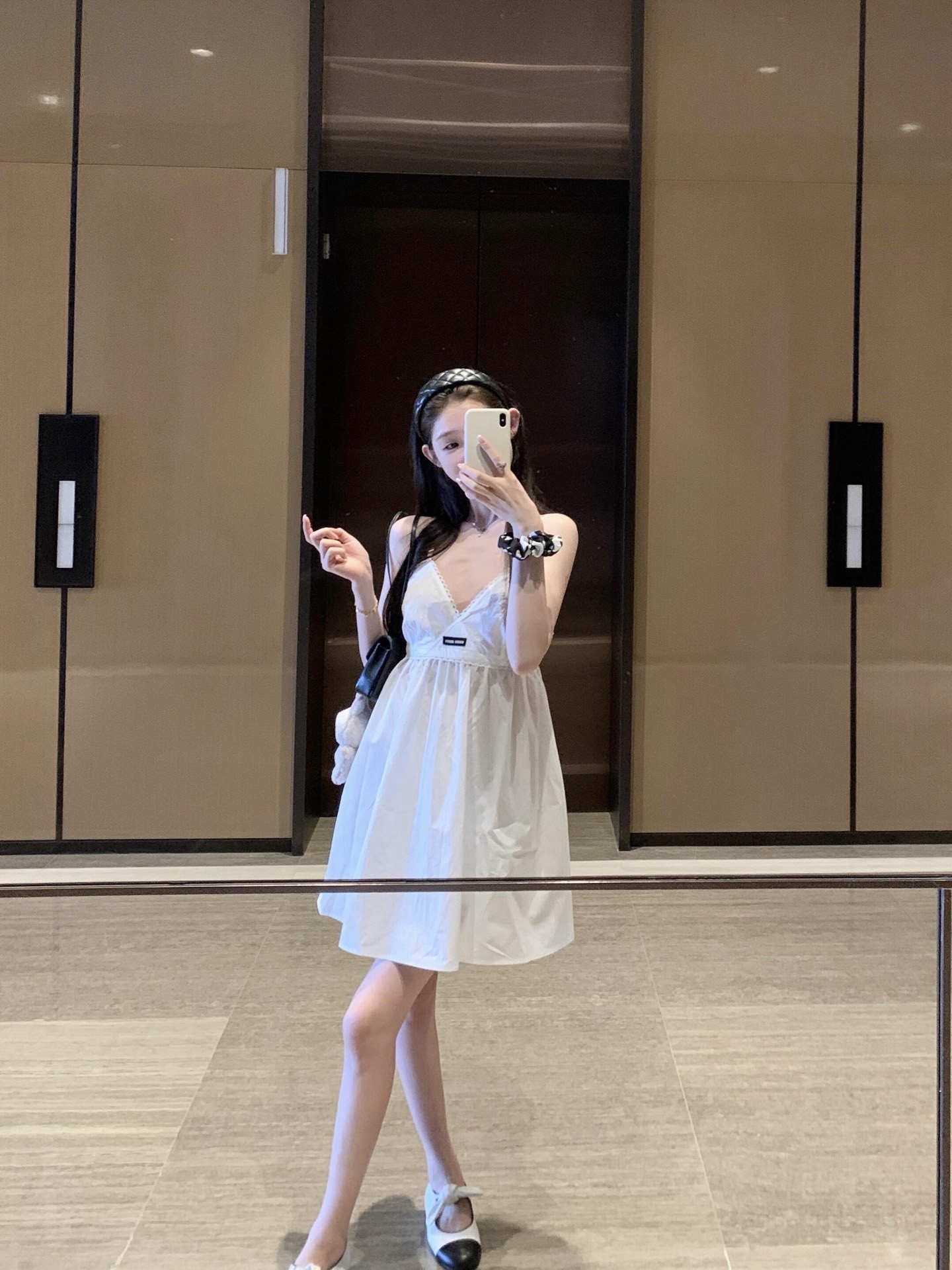 MI Logo Camisole Shirt-fabric Dress