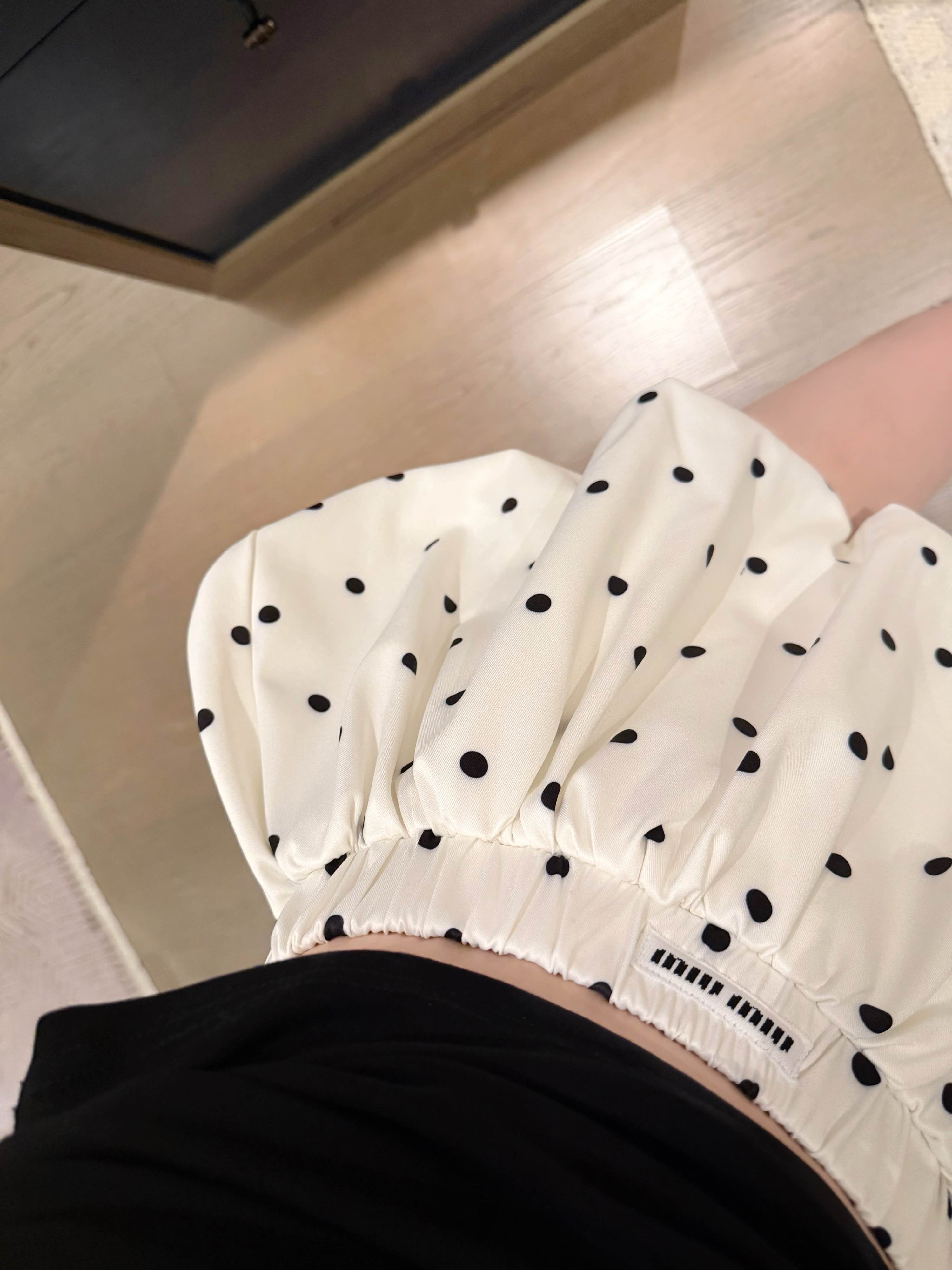 Mi polka dot bud skirt-pants