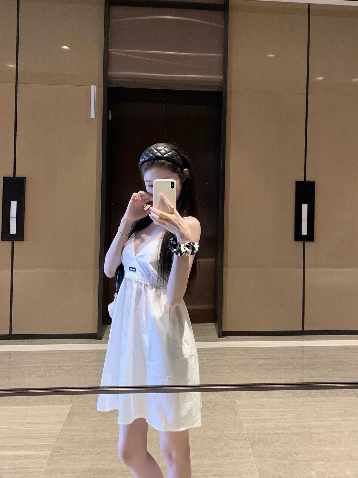 MI Logo Camisole Shirt-fabric Dress