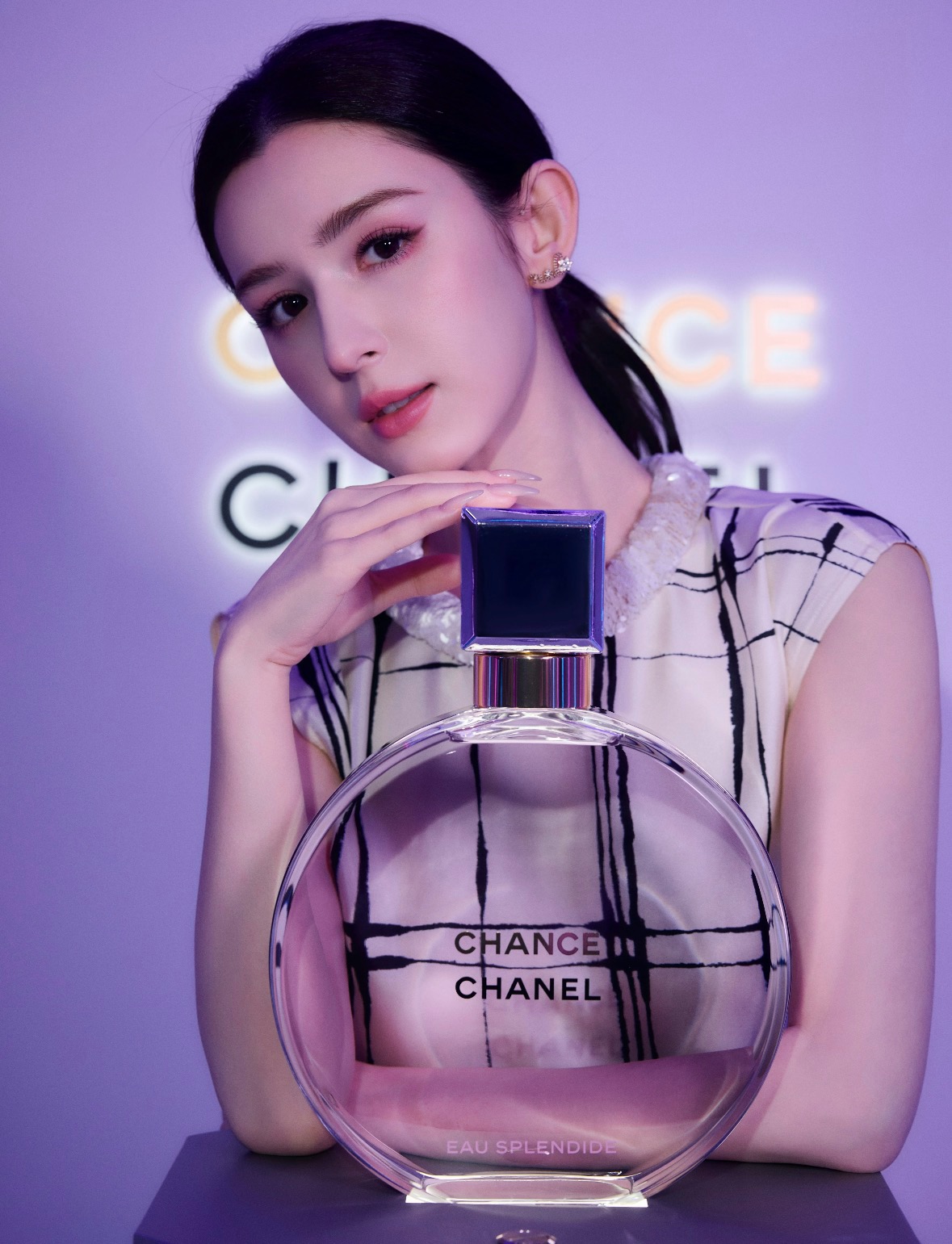 Cha** Haute Couture Silk Sleeveless Top