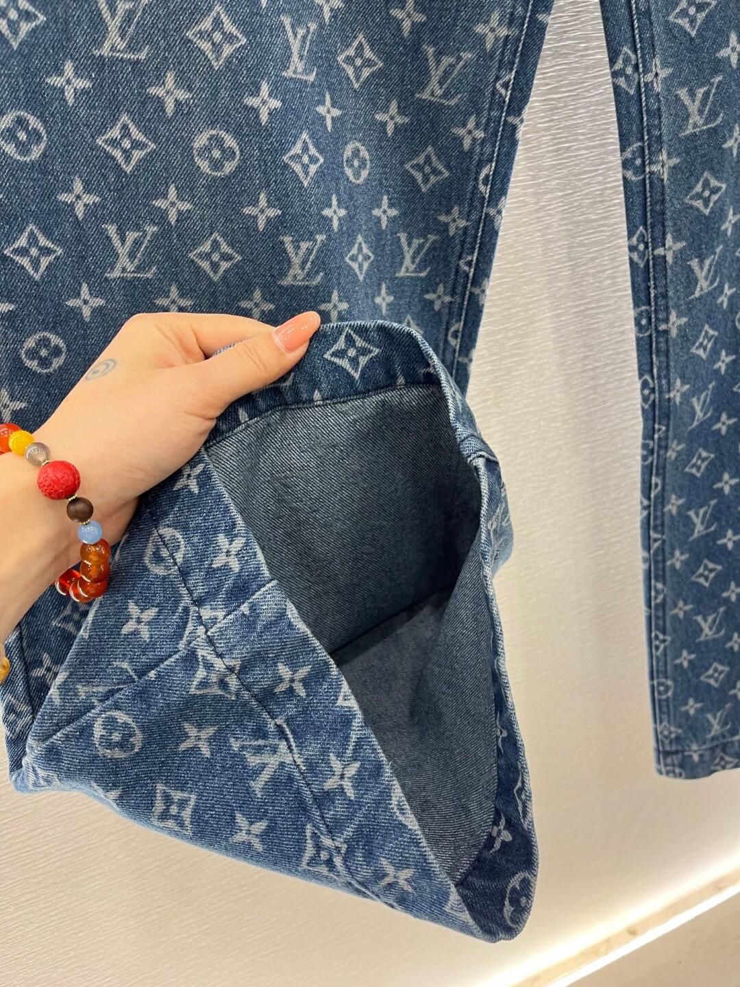 1V Jacquard Jeans